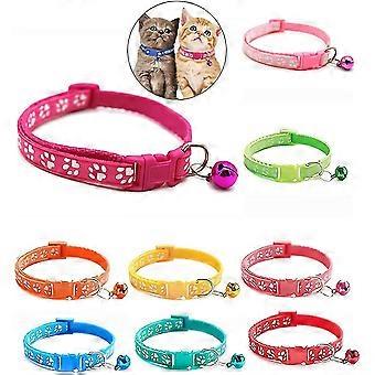 Cat Collar 9 Pcs Anti Strangulation Cat Collar, Adjustable Cat Kitten Puppy