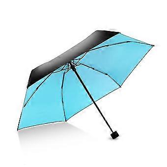 Ceative Mini Taschenschirm Clear Men Regenschirm (blau)