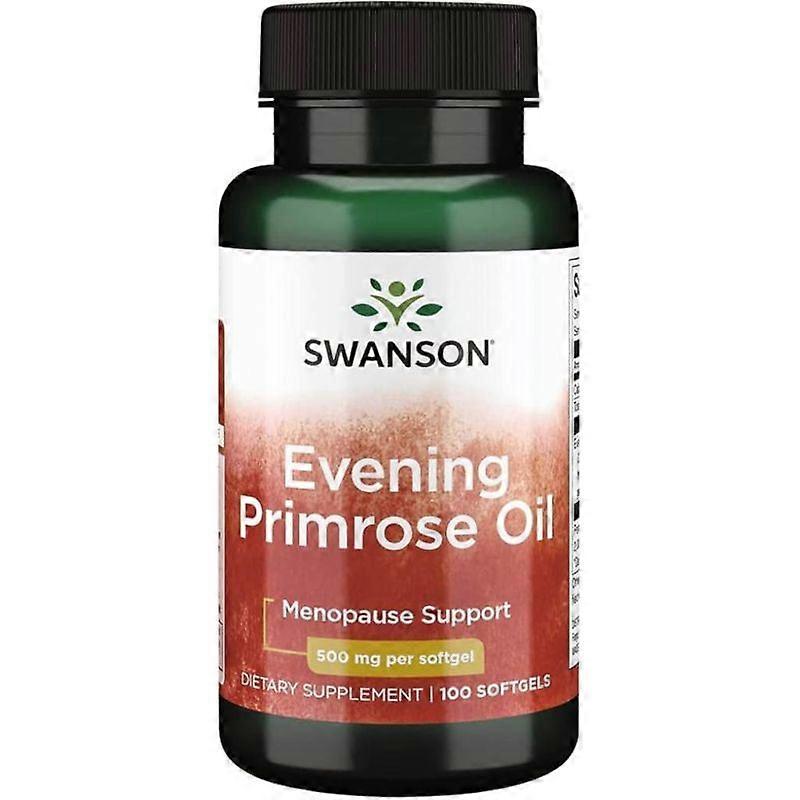Swanson Evening Primrose Oil 500mg Softgels 100