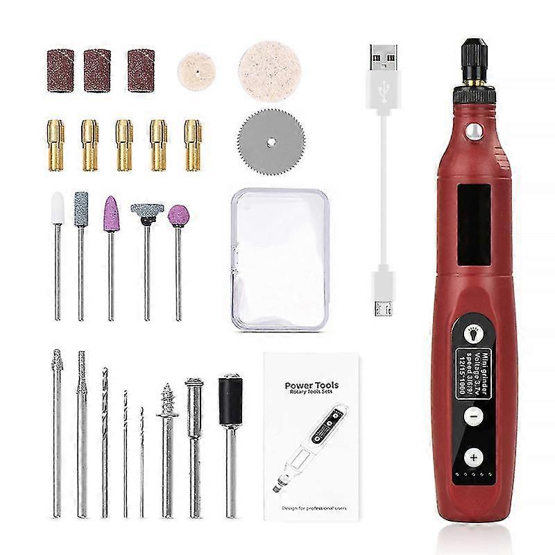 Mini Drill Rotary Tools Led Cordless Mini Electric Drill Usb Rechargeable For Diy, Polishing, Cutting