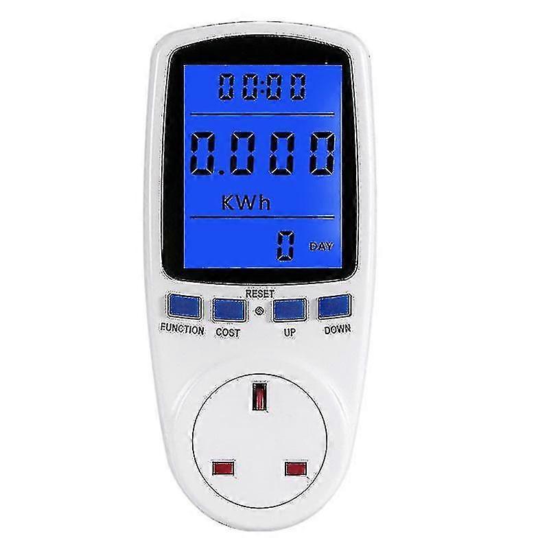 Power Meter Plug Energy Monitor Backlight Lcd Display Electricity Usage Monitor Consumption Analyzer