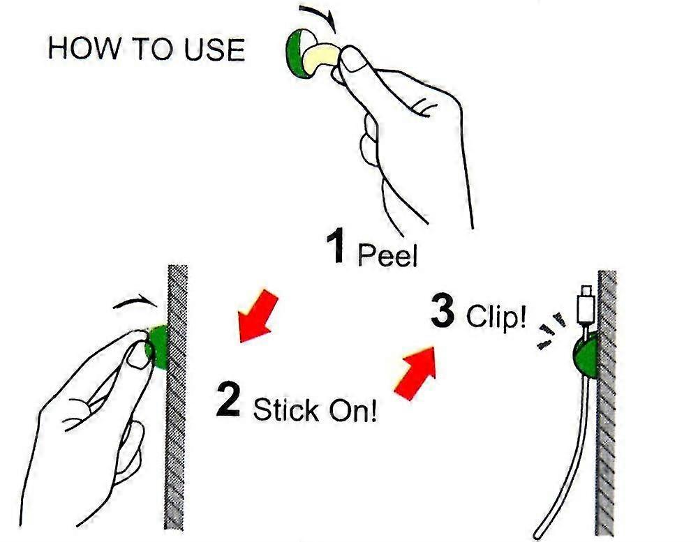 6pcs Cable Clips Holders