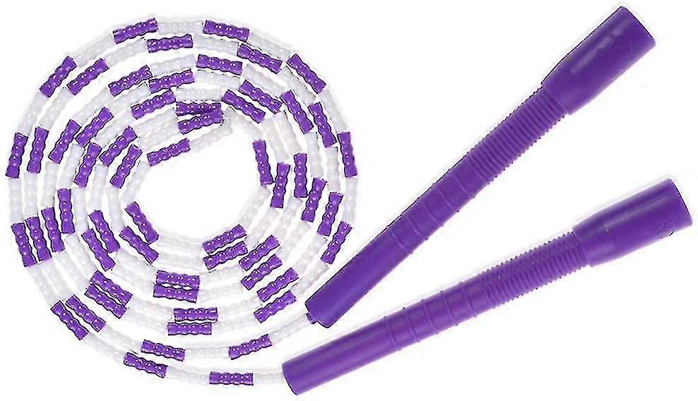 Jump Rope - Soft Beaded Segment Skipping Rope - Adjustable Tangle-free Fancy Rope For Workout