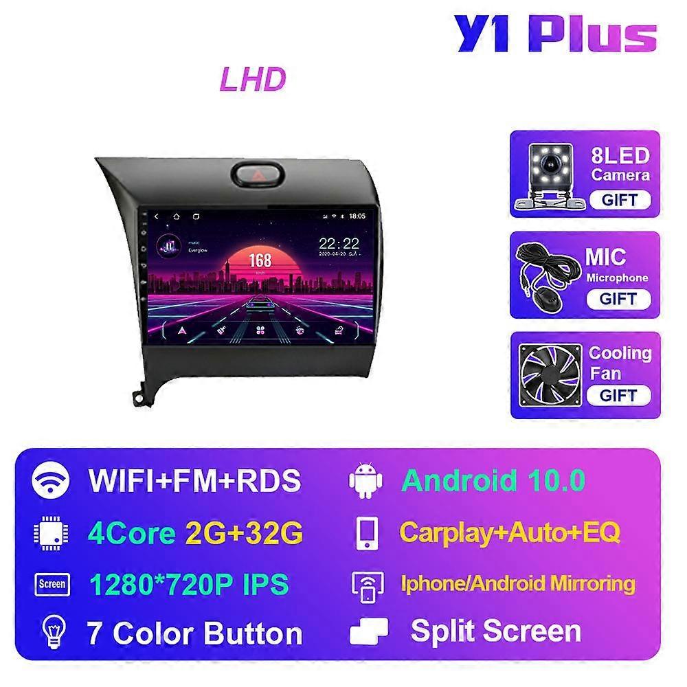 for Kia K3 Cerato Forte 3 Tuner LHD RHD 2013-2017 Car Radio Autoradio Android Video Player Navigation GPS Audio Stereo