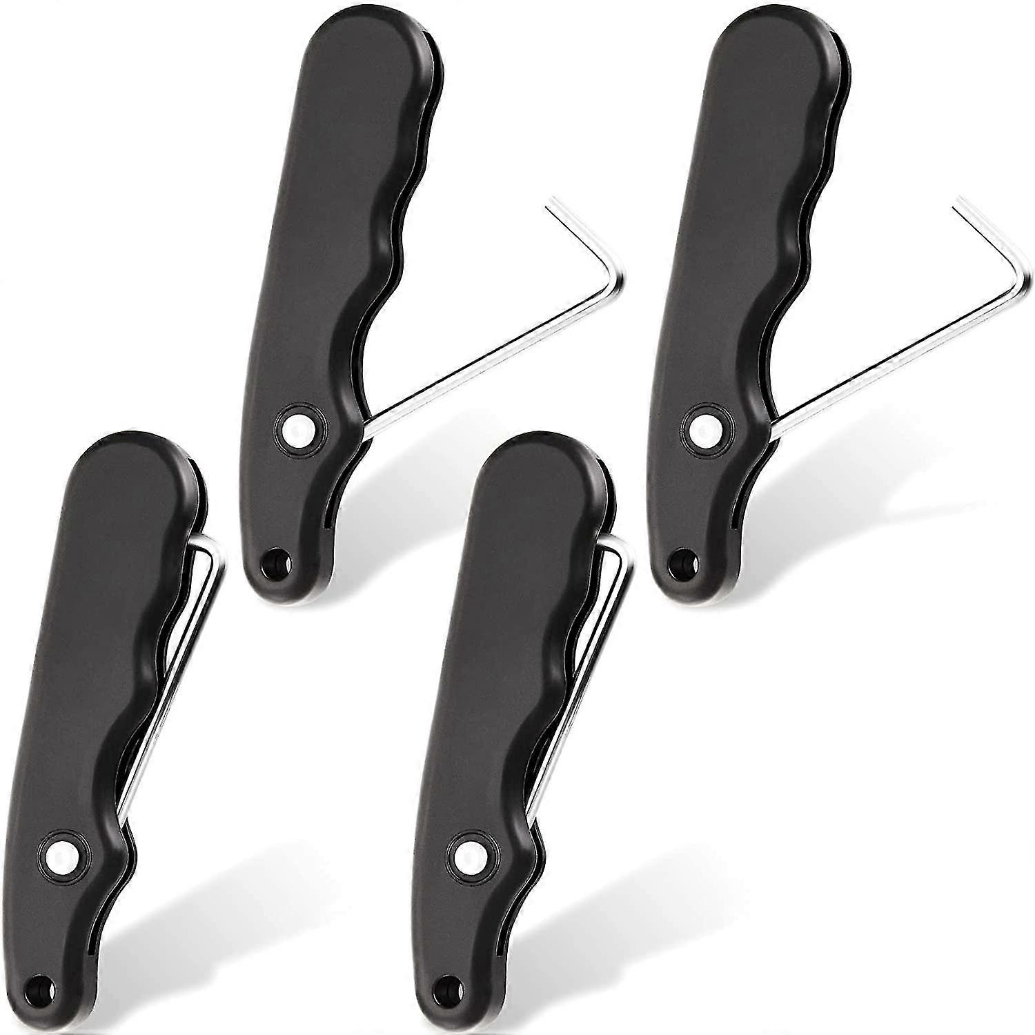 4Pcs πτυσσόμενος εξολκέας δαντέλας παπουτσιών, φορητό εργαλείο σύσφιξης δαντέλας, σφίξιμο δαντέλας πατινάζ για πατίνια πάγου Skat