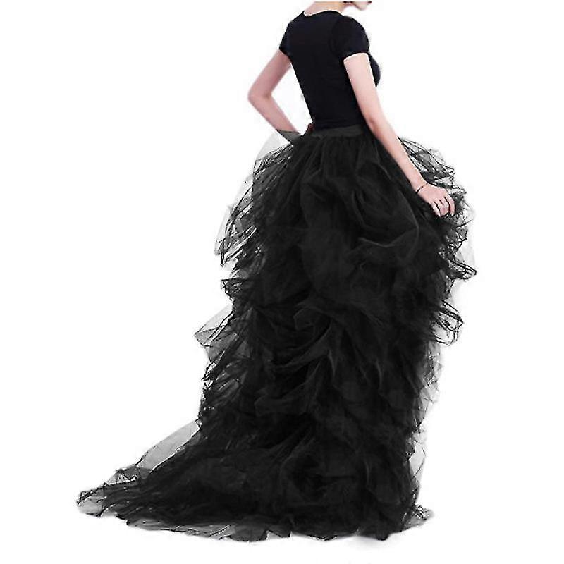 Solid Mesh Tule rok prinses rok Mesh Bubble rok Womens M