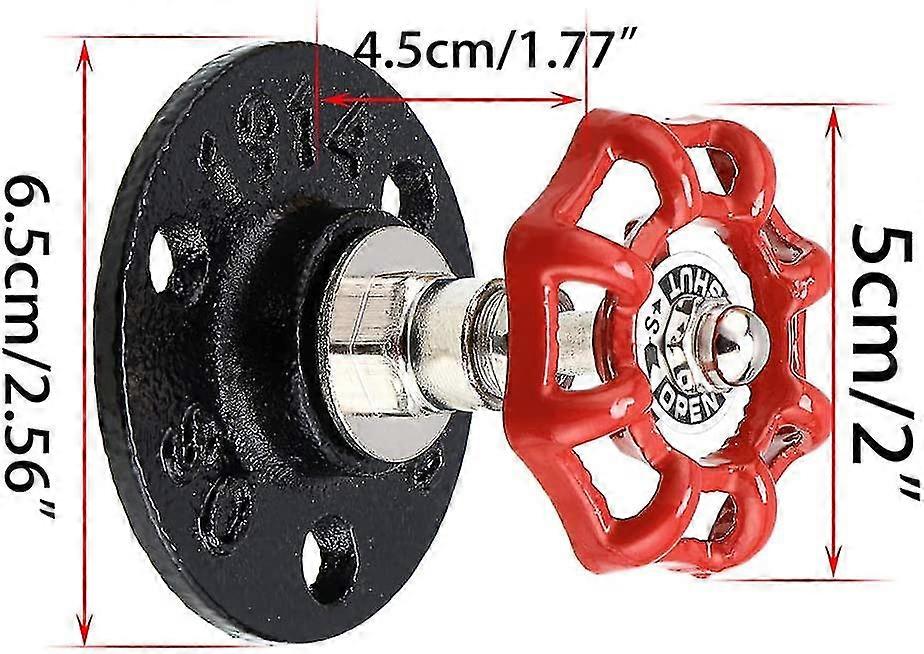 Retro Wall-mounted Water Pipe Hook 3 Pieces-home Decor