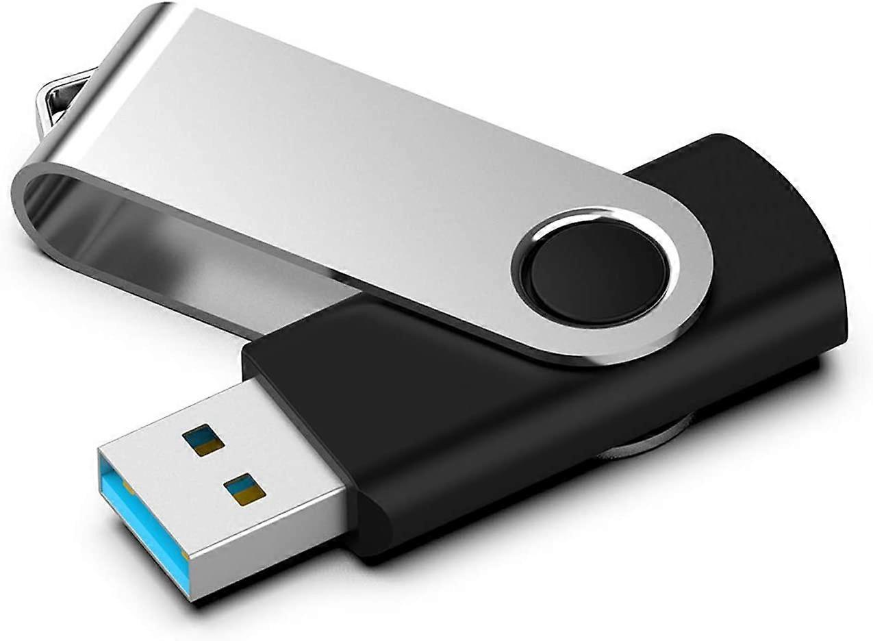 Flash drive 64GB (black) 3.0 USB drive Photo Stick Thumb Drive USB flash drive up to 80MB/s for data storage, Pendrive Jump Drive 64GB USB Stick Memor