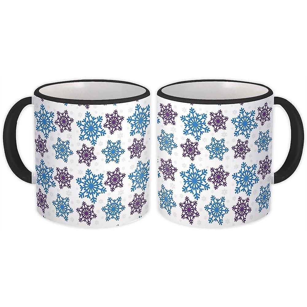 Gift Mug: Frozen Snowflakes Christmas