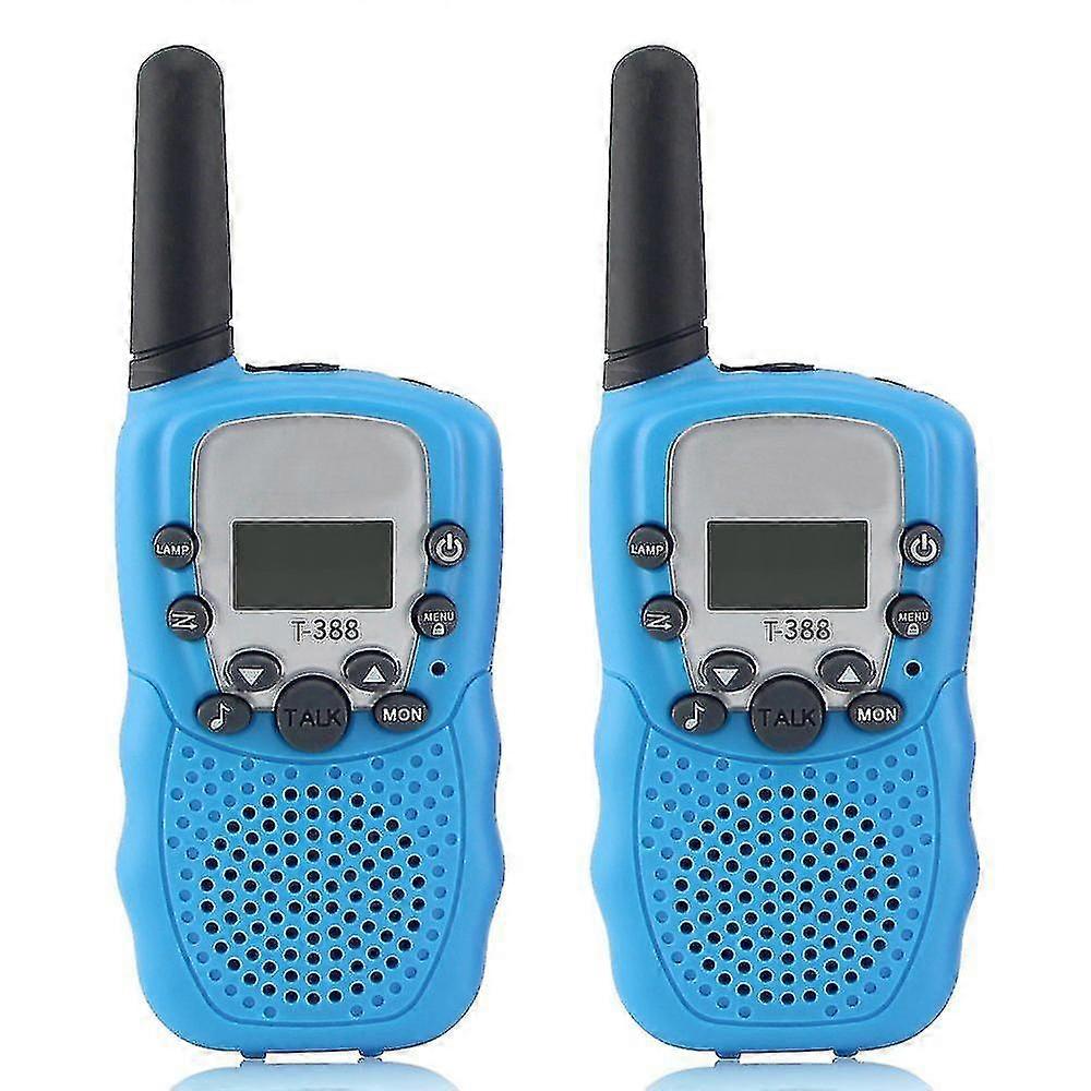 Παιδιά Walkie-talkie φορητό ασύρματο τηλέφωνο κατασκευαστές κάμπινγκ παιχνίδια μπλε