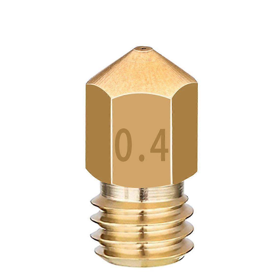 25 Pieces Extruder Nozzles 3D Printer Printing Head for Makerbot Creality CR-10 Ender 3 and Ender 5 (0.4mm)