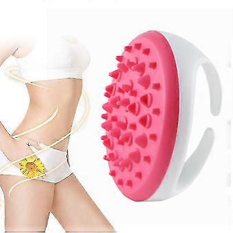 Massager Cellulite Borste Celluliter Remover Hud Exfolierande Borste, Rosa