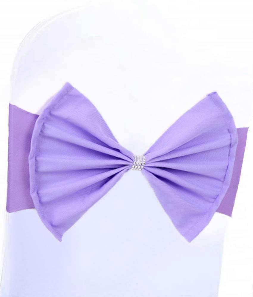 10Pack Elastic Slider Bow Chair Sashes