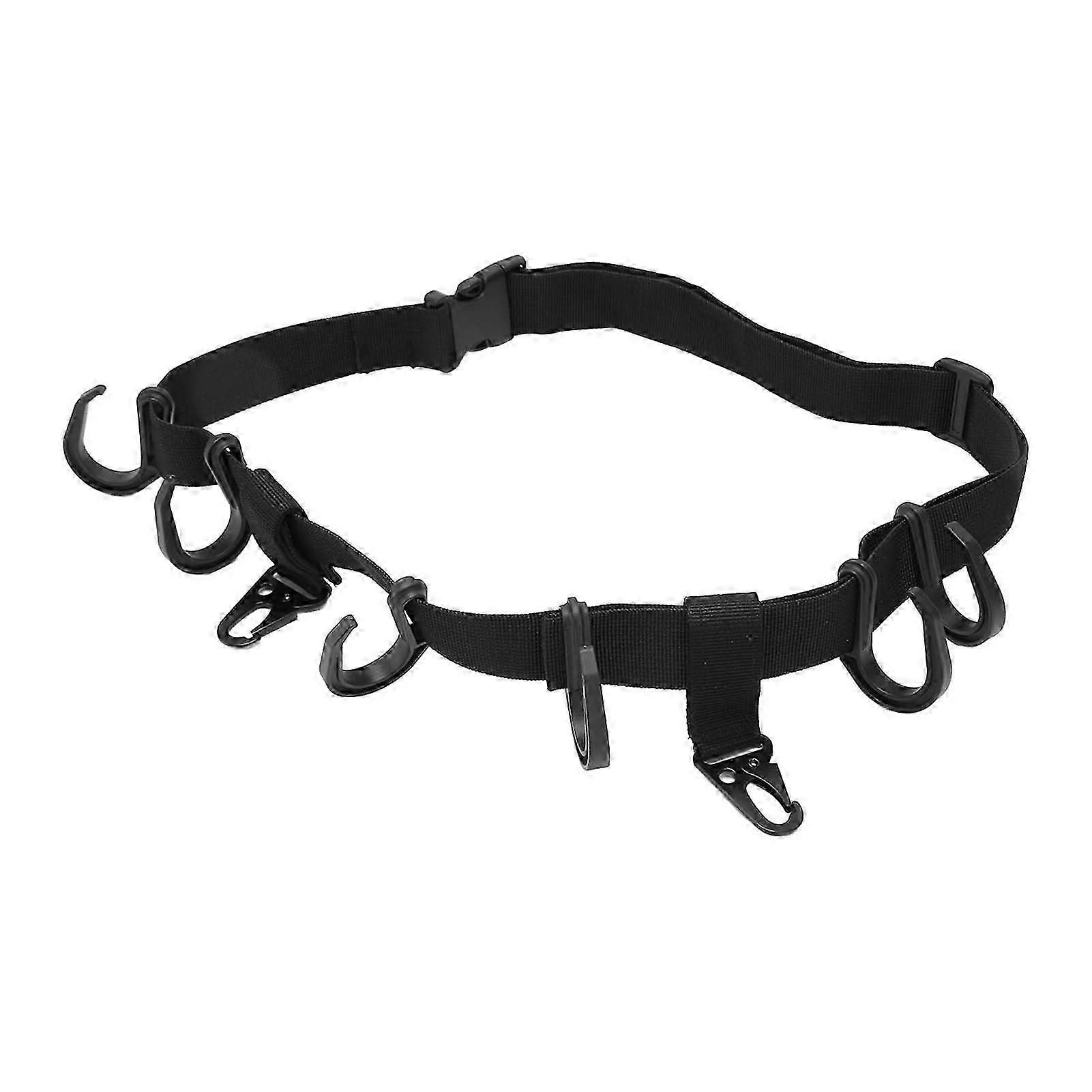 Treestand Strap Gear Polyester Plastic Metal Clip On Type Tree Stand Multi Hook Hanger For Outdoor Adventure Camping Hunting