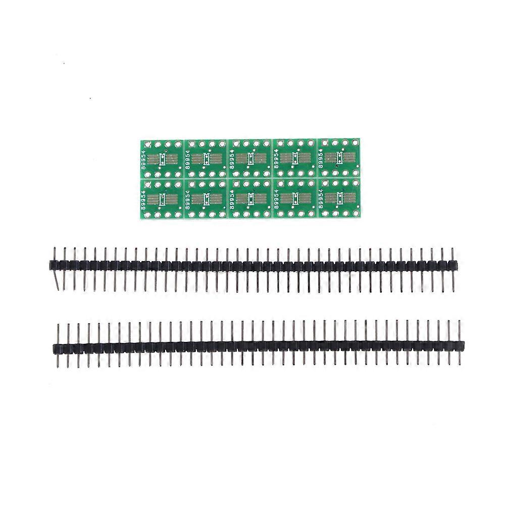 Electronic Circuit TSSOP8 SSOP8 SOP8 SMD To DIP8 Adapter to DIP+ Pin Header PCB Board Converter Double Sides 0.65mm/1.27mm 10PCS