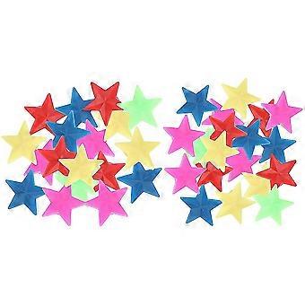72pcs Assorted Colors Bike Wheel Spokes Beads Clips Spoke Beads Decorations