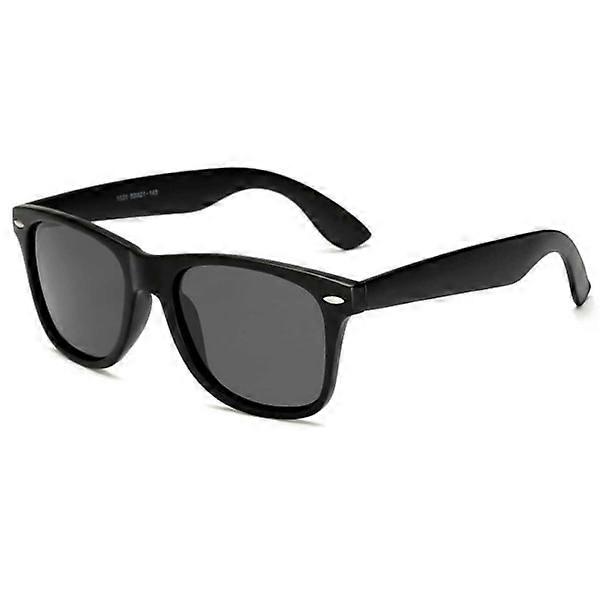 Retro Wayfarer Sunglasses Matte Black Black