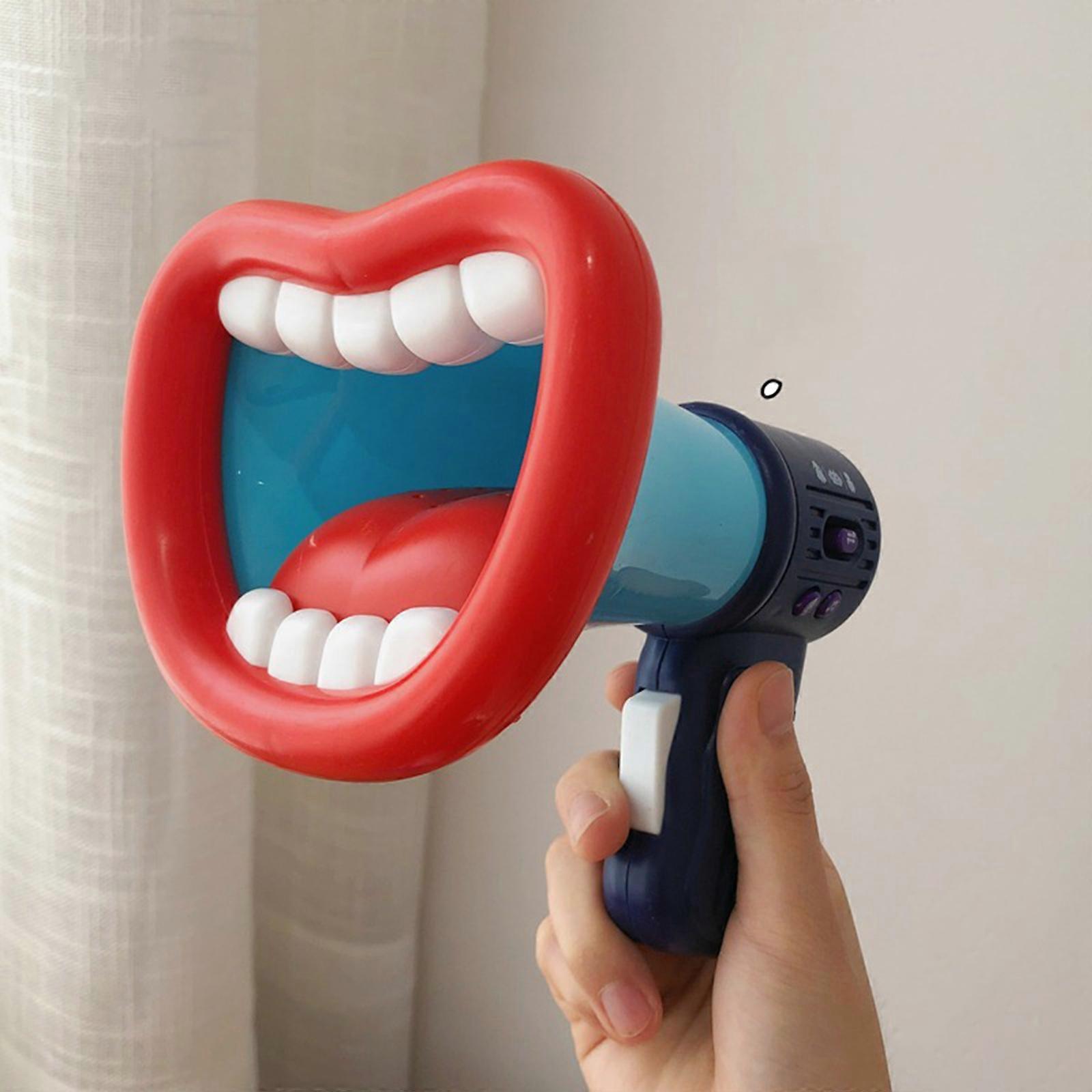 Recording Megaphone Trick Joke Toy, Voice Changer Microphone for Kids, Multi Voice Changer Toys, Mouth Voice Changing Amplifier