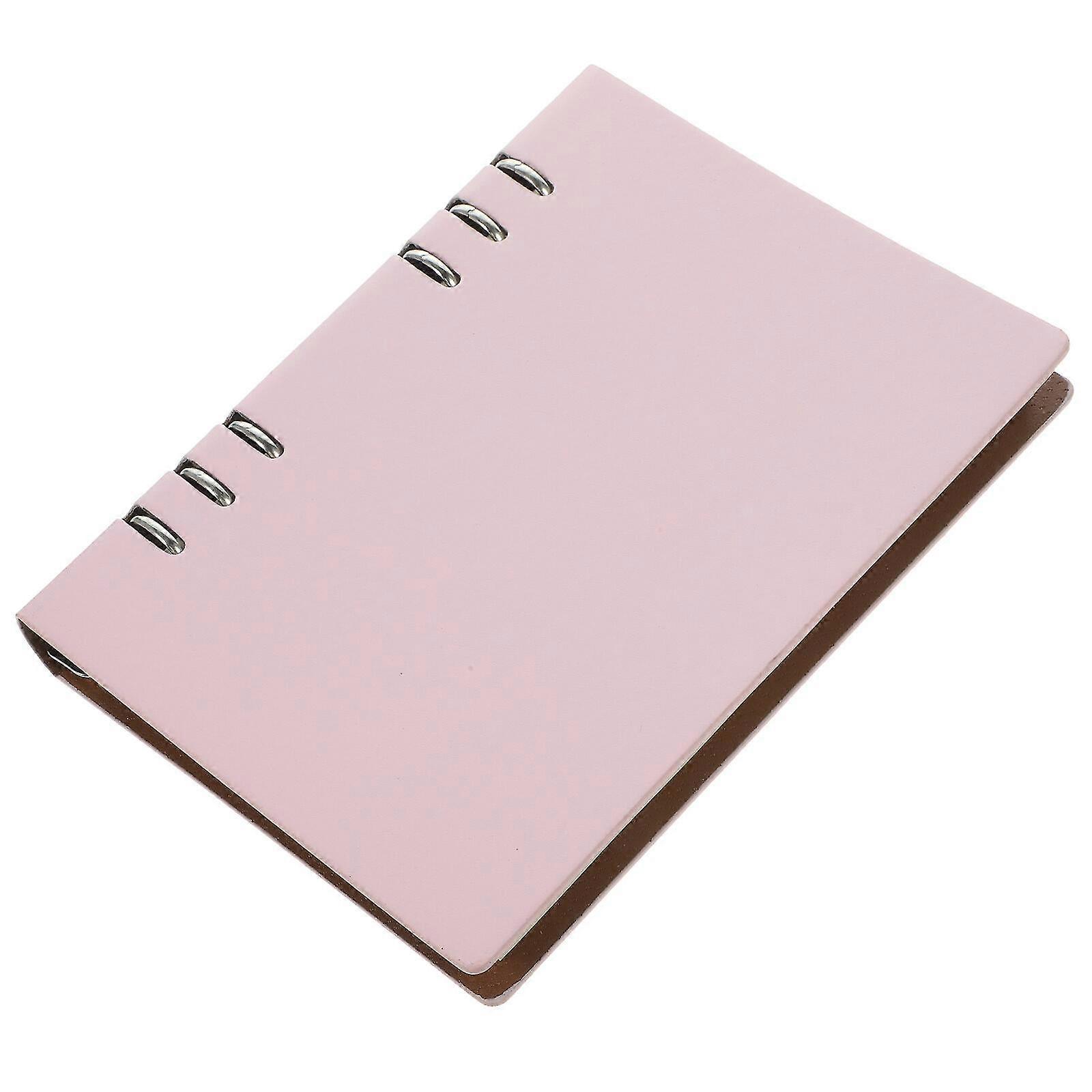 Binder Rings Notebook Portable Notebook Gift Notebook Weekly Plan Notebook for Gift