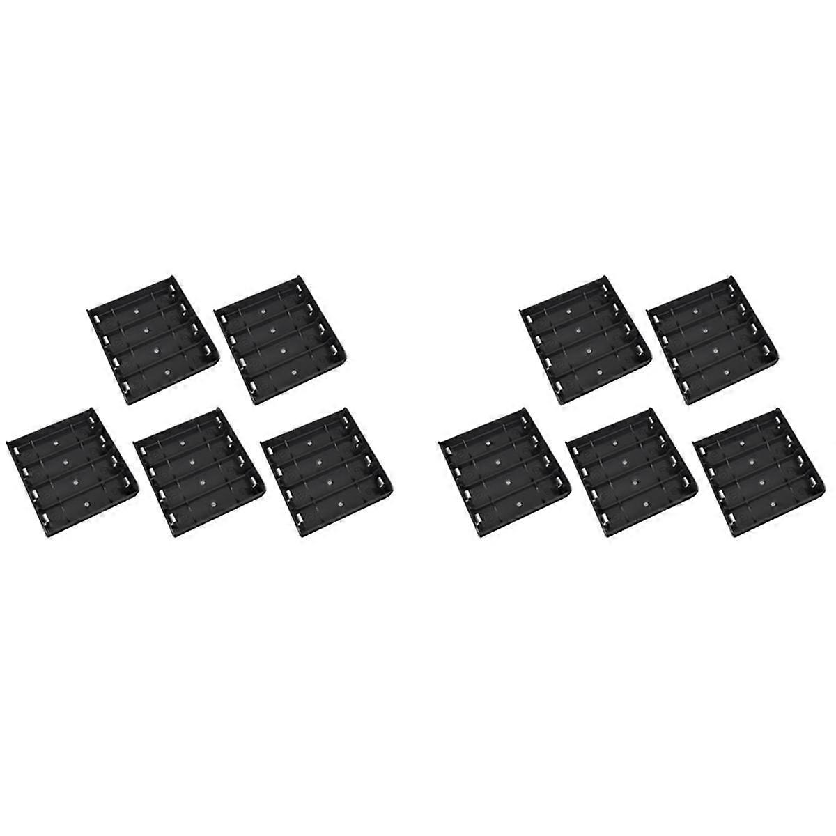 10PCS 4X 21700 Battery Holder Storage Box Case ABS Fireproof Power Bank Cases Slot Batteries Contai