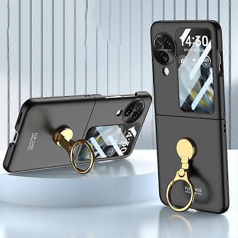 GKK Ultra-thin Triaxial Ring Case For OPPO Find N3 Flip