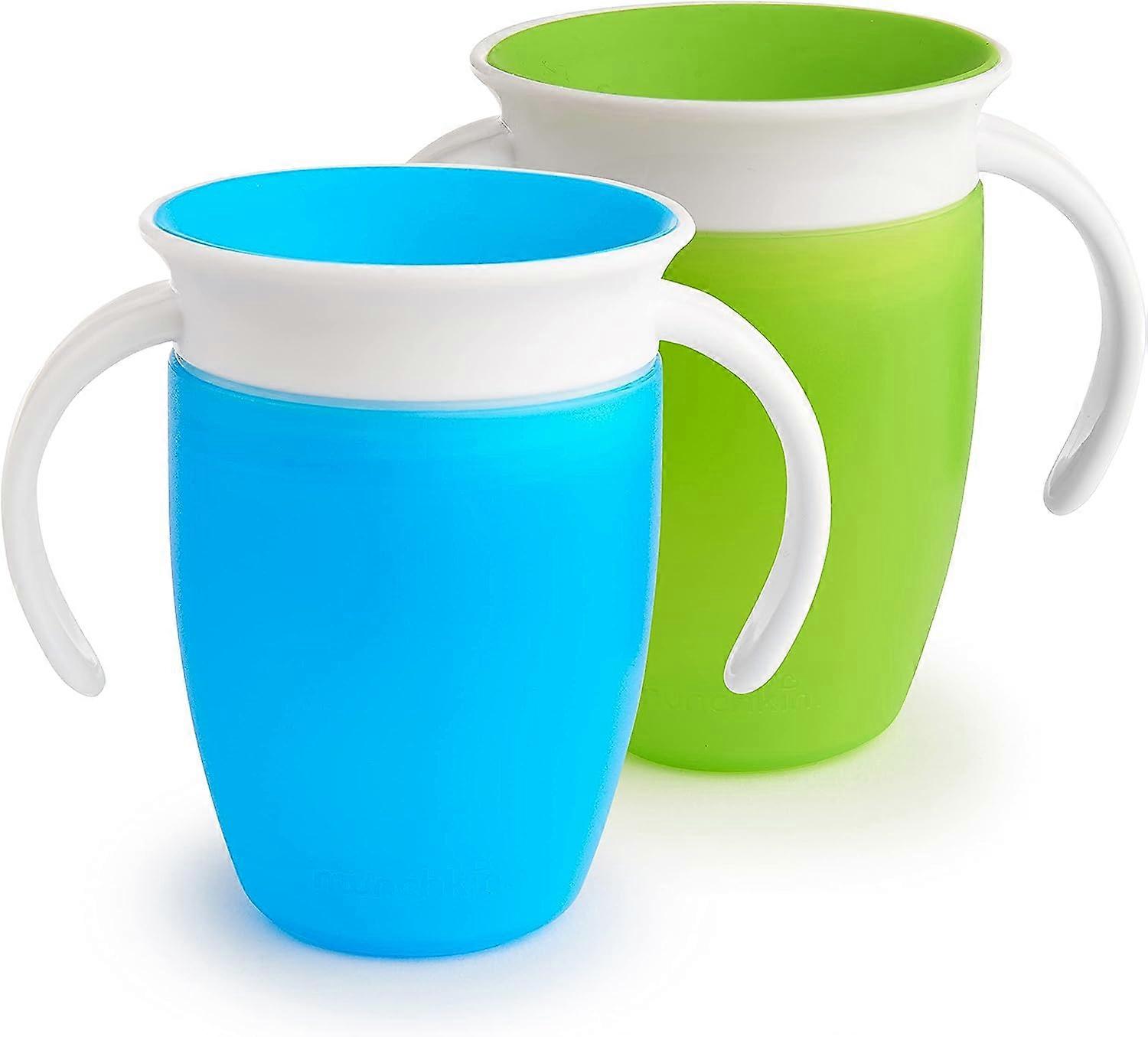 360 Trainer Cup, Green/Blue, 7 oz/207 ml, 2 Pack