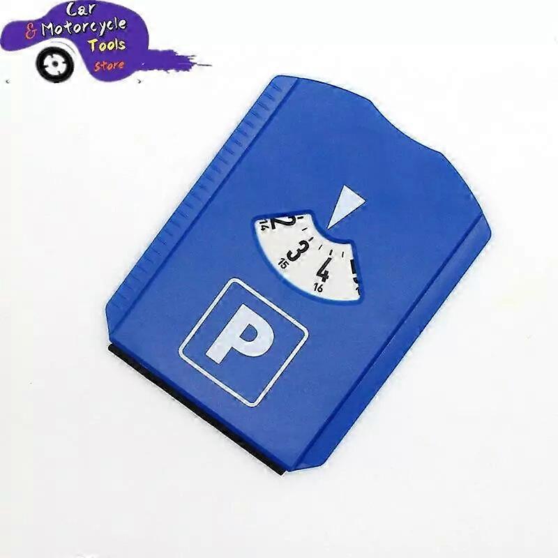 Car Windshield Snow Shovel Time Display Disc Return Time Note Ice Scraper Car Parking Time Sign Timer Clock Snow Remover