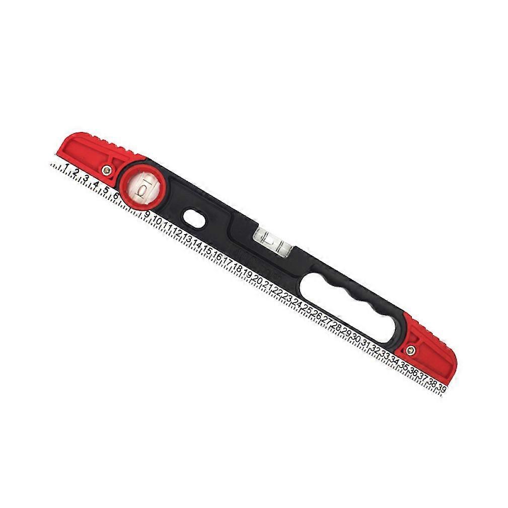 400mm Aluminum Alloy Torpedo Level with 2 Bubble Vials High Precision Durable