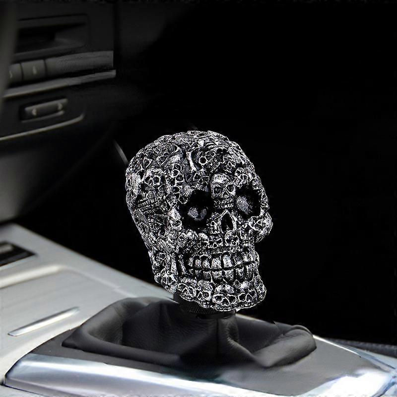 Personality Skull Car Modification Replacement Partner Resin Shift Lever  Gift Conversion Rubber Sleeve