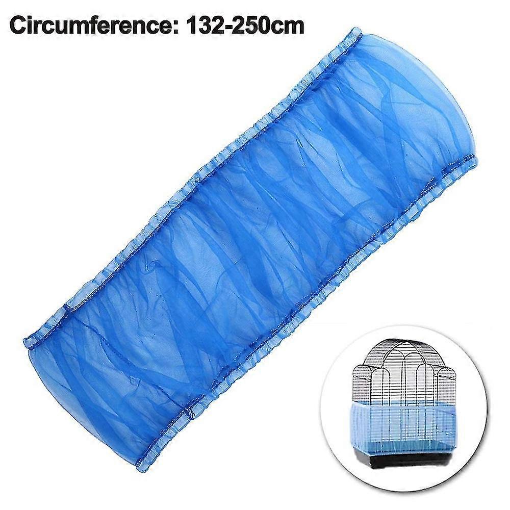 Bird Cage Net Cover, Stretchy Bird Seed Catcher, Ventilate Dustproof
