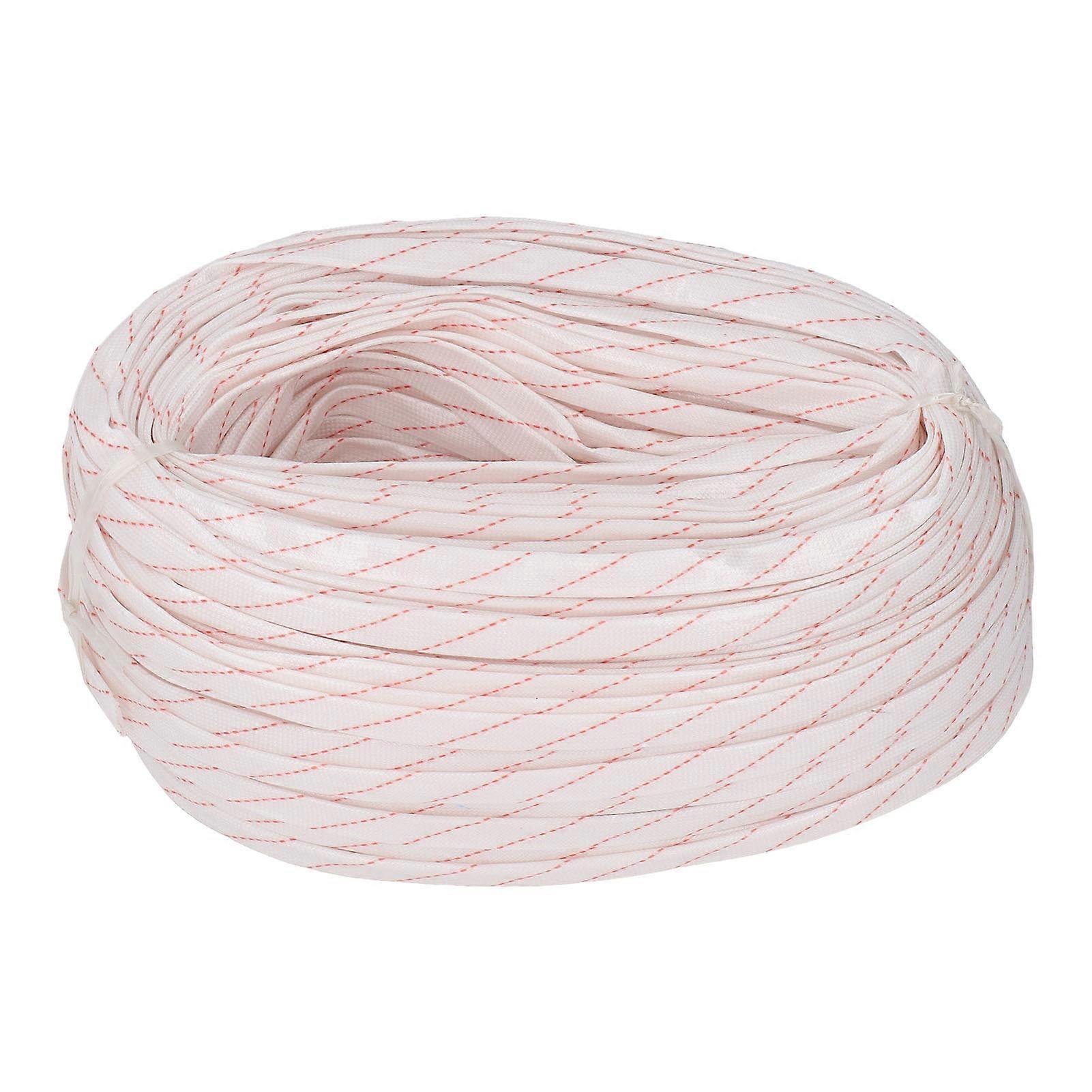 KSTEE High Temperature Braided Sleeve, 100m Length, 6mm Inner Diameter, Flexible Insulated Cable Sleeve for Appliance Lighting