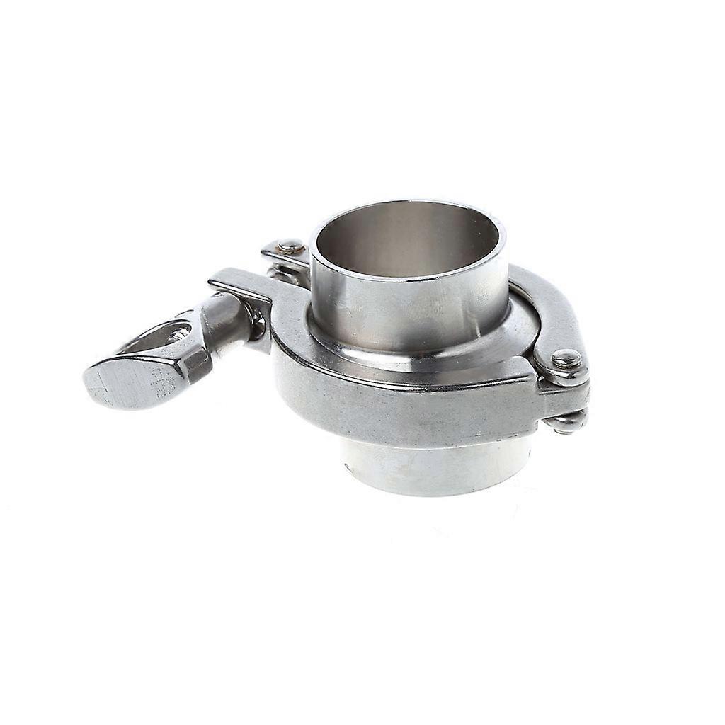 38mm 1.5" OD SS304 Sanitary Pipe Weld Ferrule + for Tri Clamp + PTFE Gasket Set