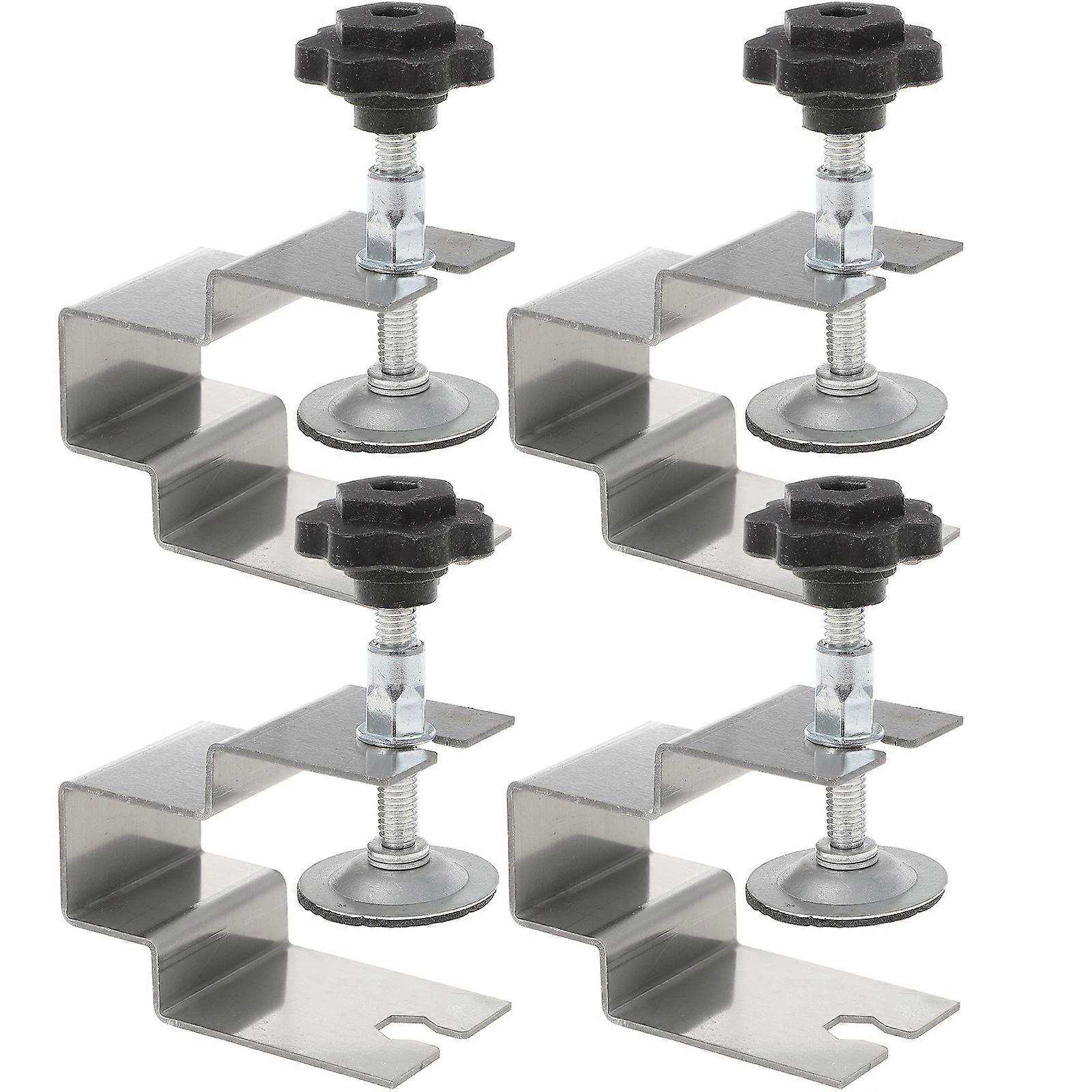4pcs Drawer Front Installation Clamp Panel Clamp Cabinet Drawer Fixing Clip
