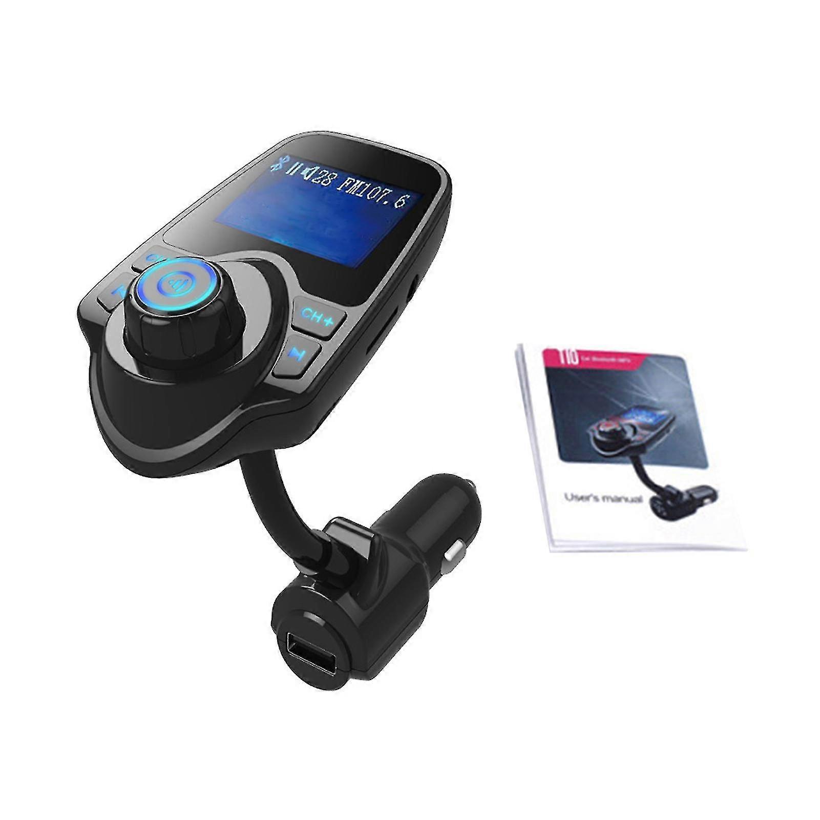 In Car Fm Transmitter Radio Adapter Mp3 Player Bluetooth-compatible 5.0 Wireless New