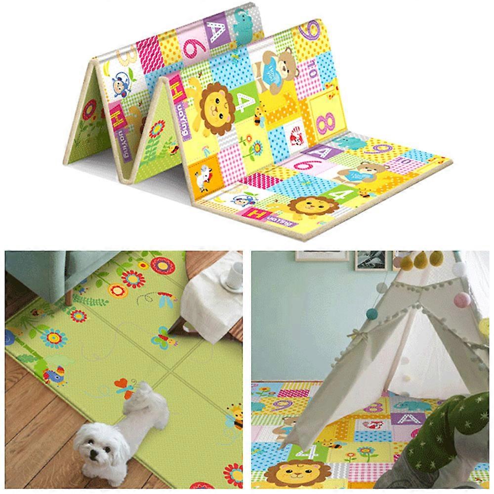 New Baby Kids Floor Play Mat Picnic Cushion Crawling Learn Mat Waterproof Carpet
