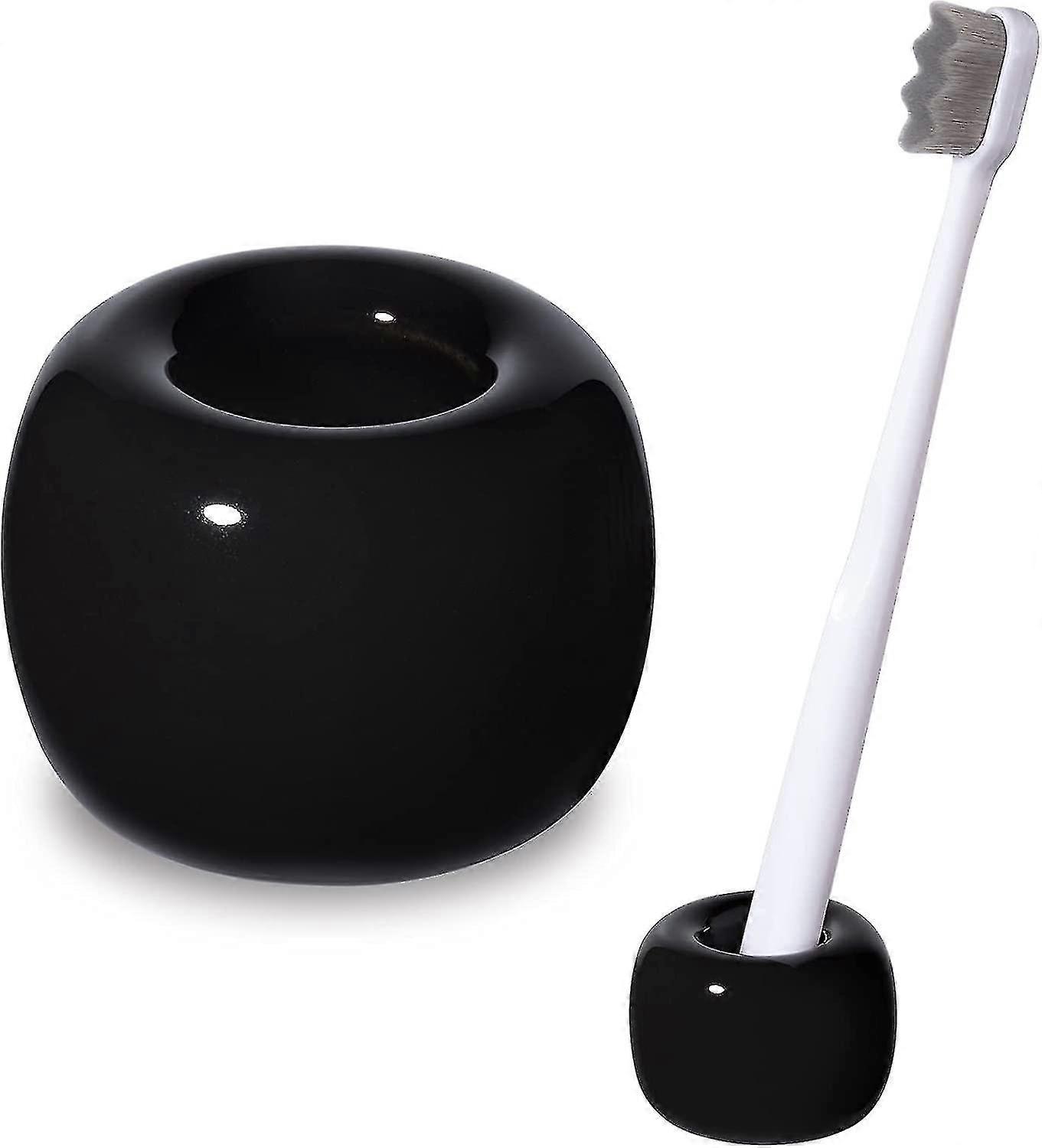 Ceramic Toothbrush Holder Toothbrush Storage Frame Makeup Brush Storage Rack