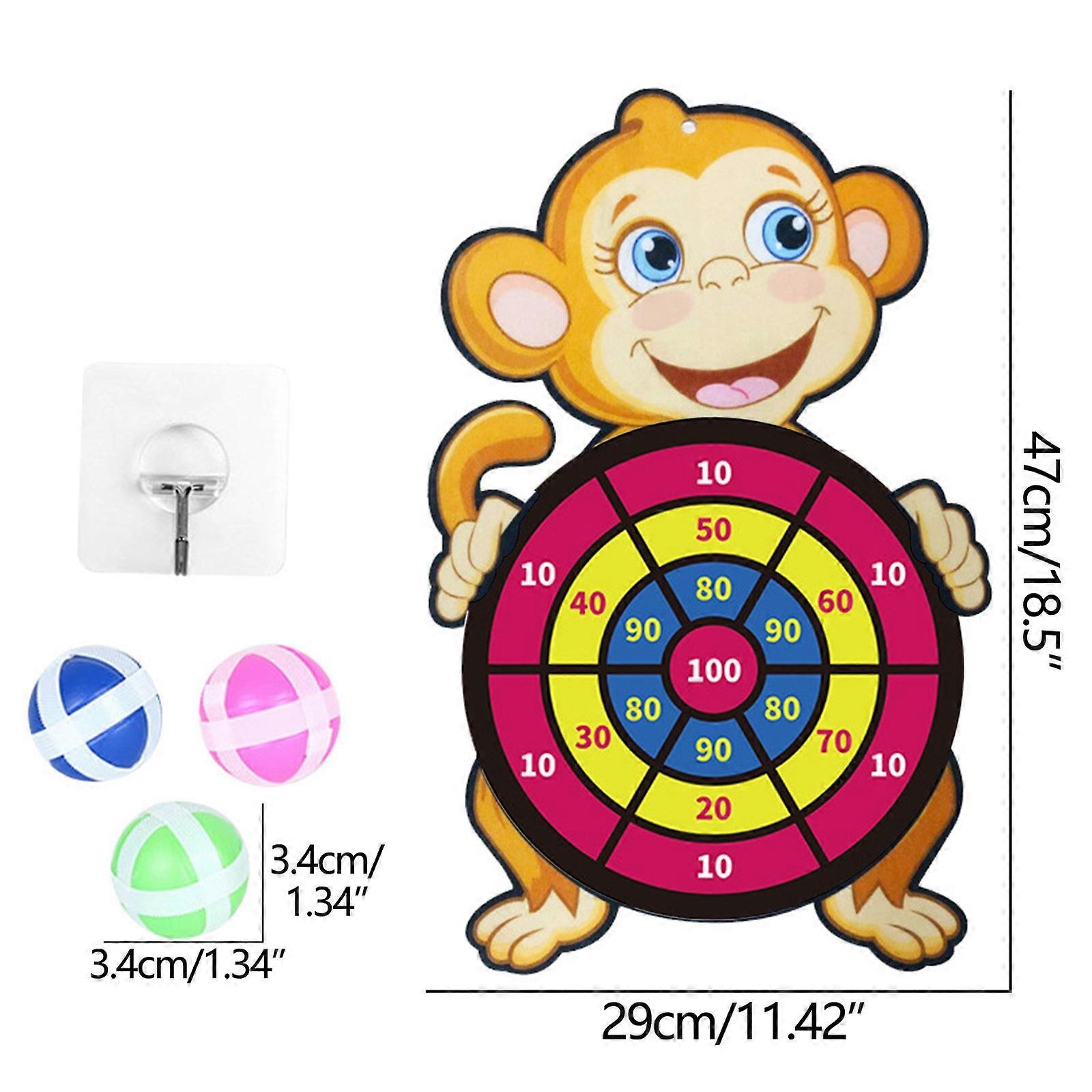 Enfants Lancer Jeu De Fléchettes Sticky Self Adhésif Disque Ensemble Jouets Éducatifs Intérieur Et Extérieur Fléchettes Cadeaux De Noël