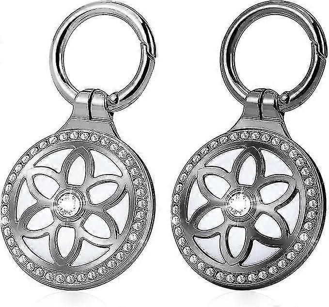 Airtag Keychain, Airtag Case With Key Ring, Metal Protective Airtag Holder Compatible With Apple Airtag(without Airtag)