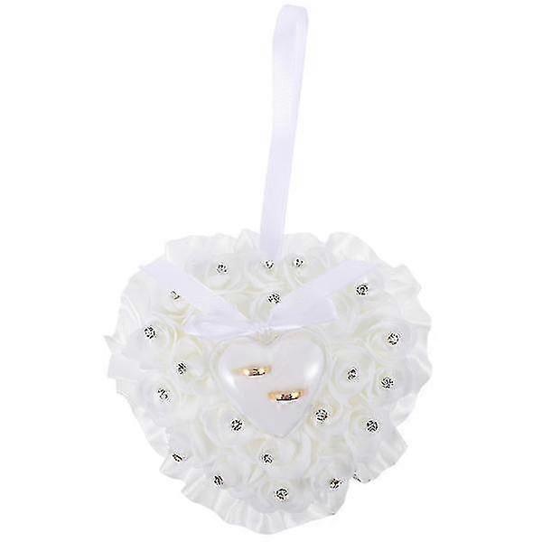 1pc Jewelry Box Heart Rose Flower Ring Box Ring Storage Case For Wedding
