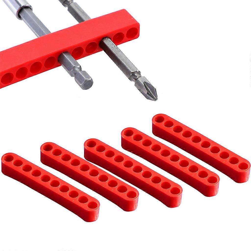 10/11/12/15 Hole Hex Bit Organiser Screwdriver Bit Holder Plastic Hex Shank