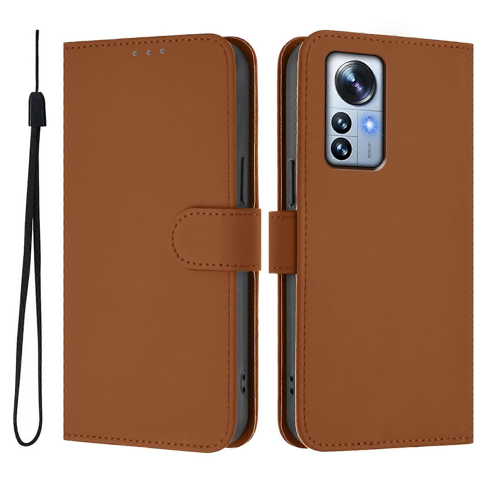 Solid Color PU Case For Xiaomi 12S Pro / 12 Pro