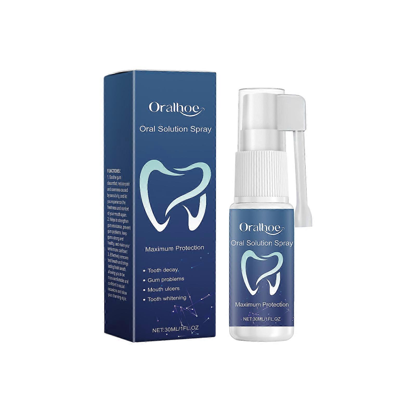 Fresh Breath Oral Spray - Instant Freshness, Easy to Use, Travel-Friendly, 30ml