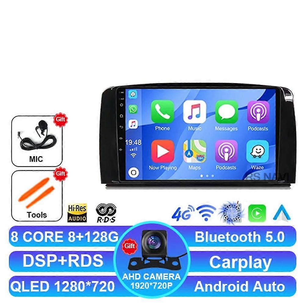 Android 14 Car Radio For Mercedes Benz R-class R Class W251 R280 R300 R320 2005-2017 5g Wifi Stereo Viedo Player Navigation 2din