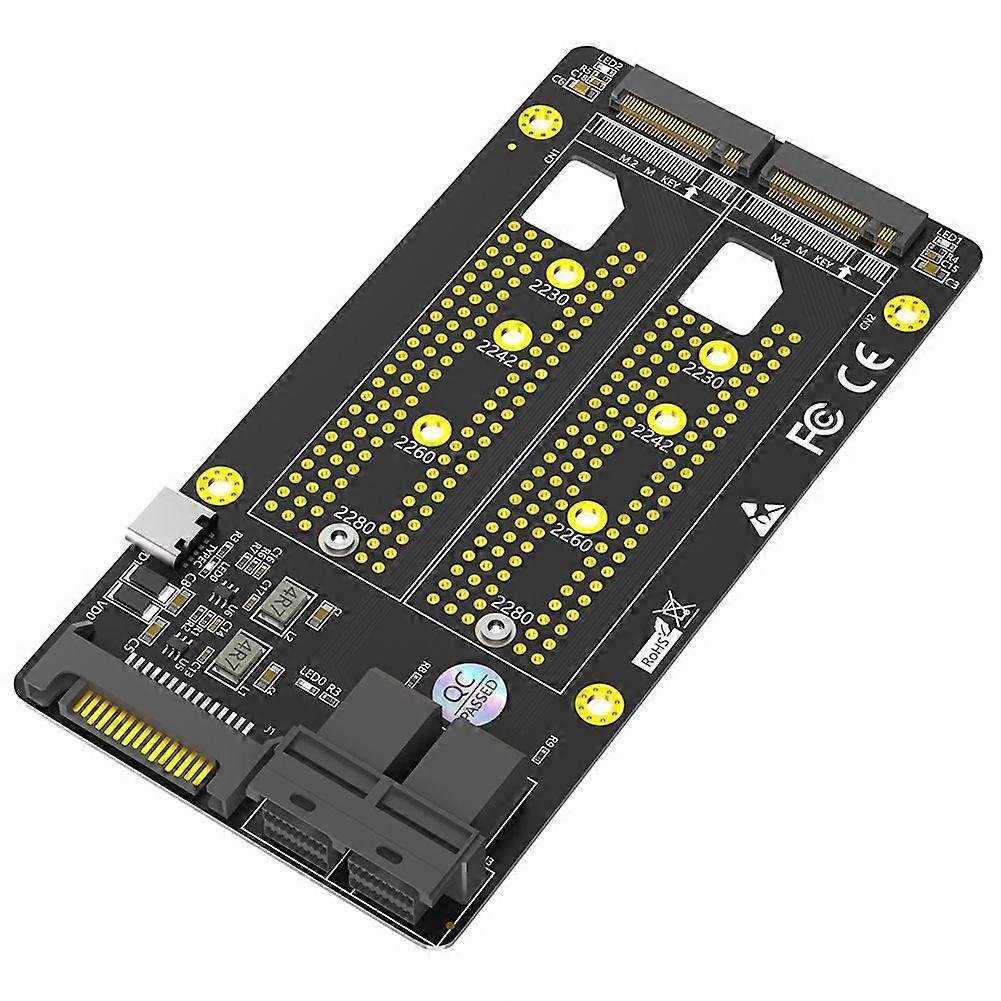 Neue Version Dual M.2 NVME SSD auf Dual SFF-8643 Adapter