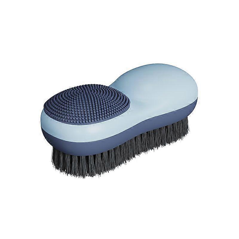 Brosse à lessive créative de couleur contrastée poils double face multifonctionnel colle douce sous-vêtements brosse de nettoyage artefact brosse à chaussures poils doux laverie