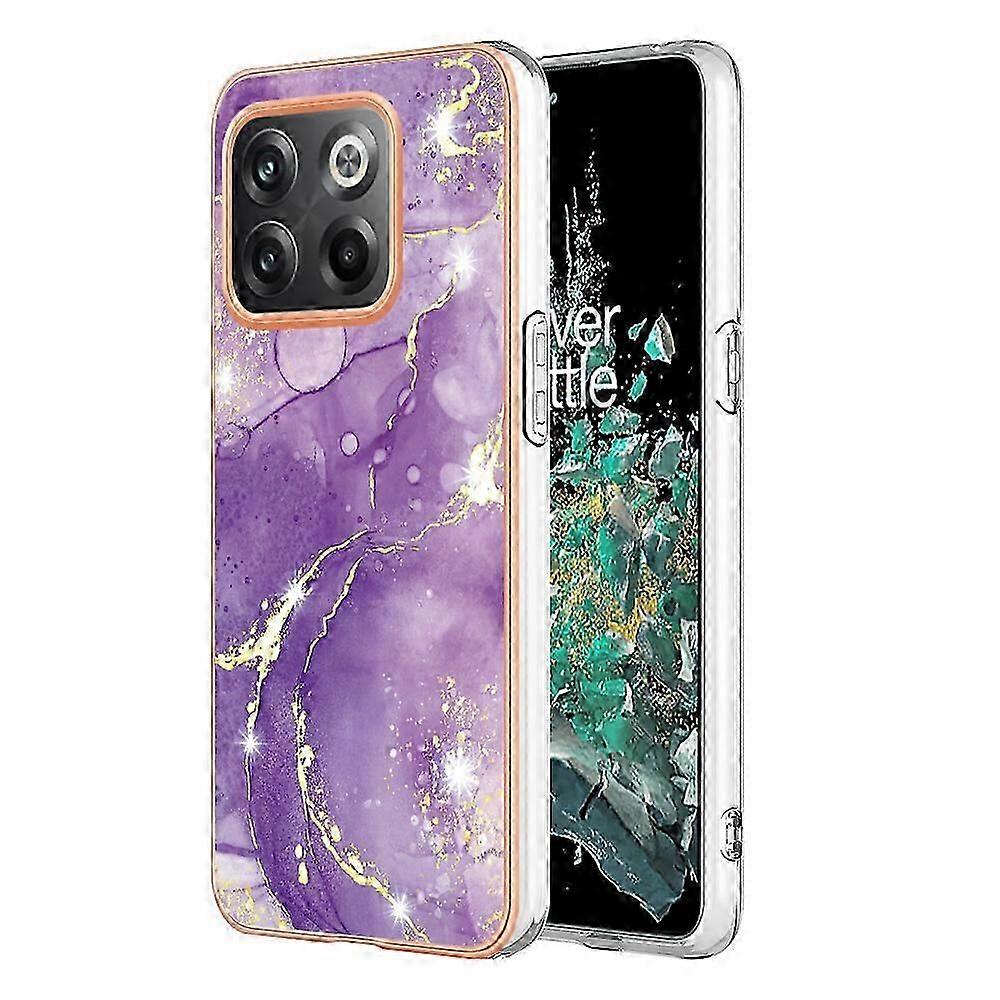 Compatible with OnePlus 10T 5G Soft Case Marble Pattern Enhanced Camera & Screen Protection Cover