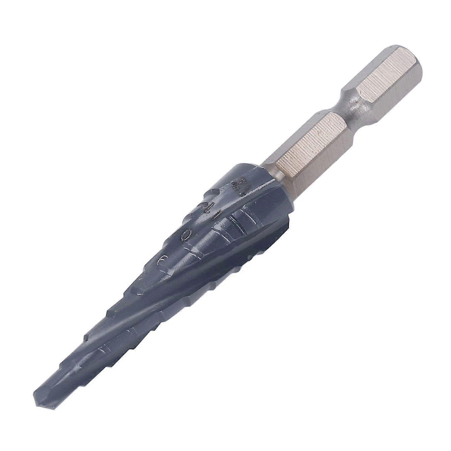 spiral grooved step drill bit 9 sizes step drill bit drill cone bits multi step