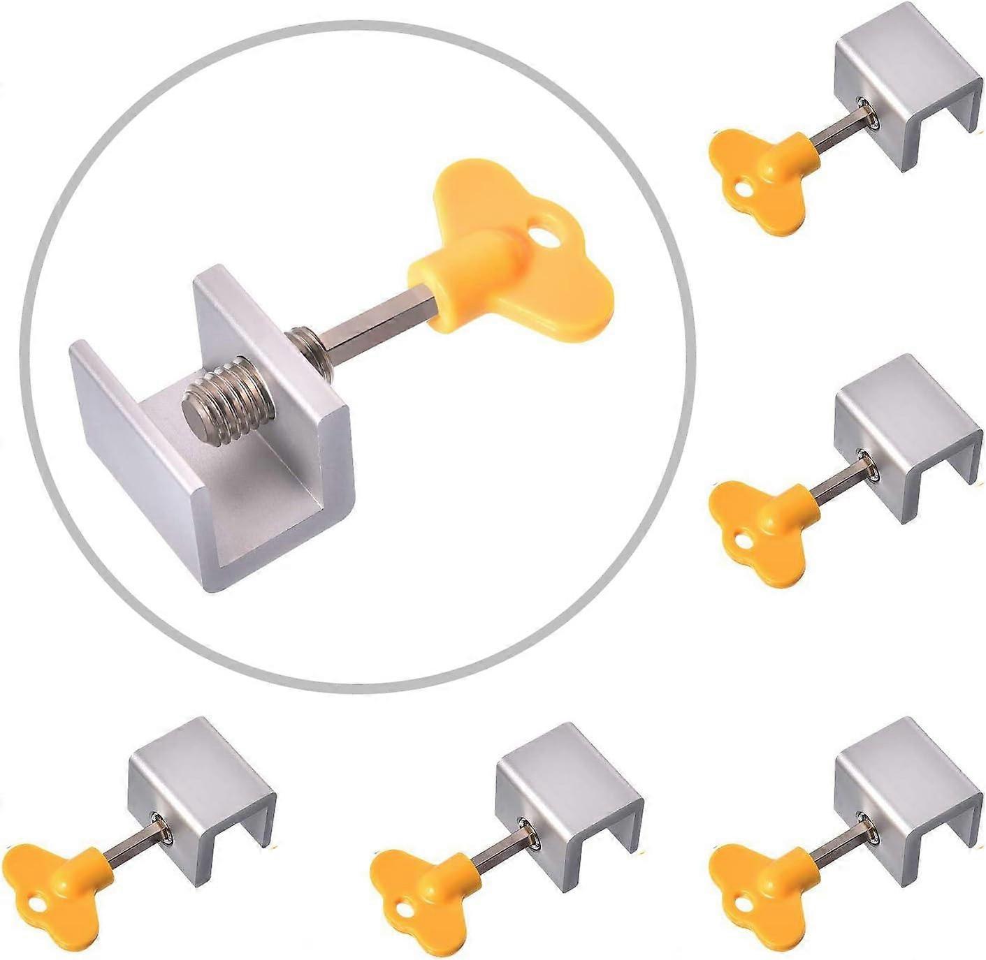 6 pieces of sliding screen lock buckles
