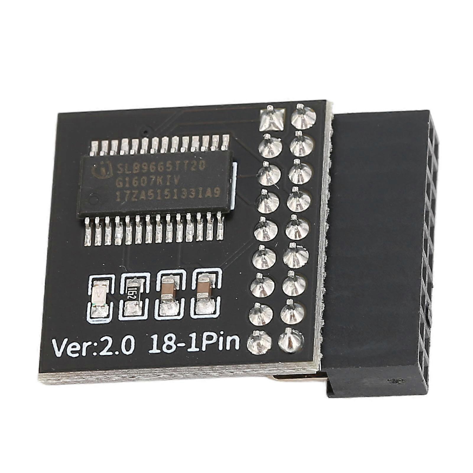 Module de sécurité de cryptage LPC 18pin TPM 2.0 Haute sécurité Module de sécurité TPM 2.0 pratique pour ordinateur