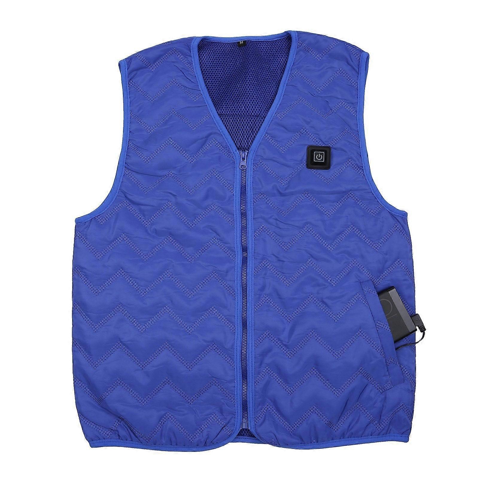 Unisex Heated Vest With Rechargeable Intelligent Thermostat, Waterproof, Washable, Auto-regulating For Winter